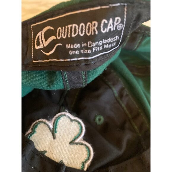 Green Four Leaf Clover St. Patrick Irish Hat Cap Adjustable - Picture 8 of 8